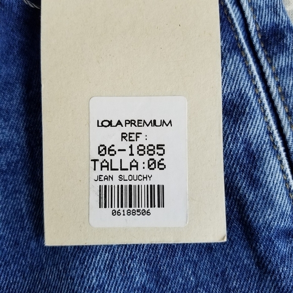 Lola Slouchy Paper Bag Waist Jeans Size 6 - Picture 9 of 11